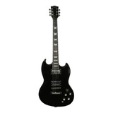 Guitarra Eléctrica Smithfire Sg-310 Paquete Negra Con Funda