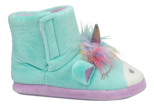 Pantufla Para Niña Unicornio Antiderrapante 