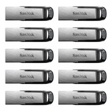 10 Pendrives Sandisk 128gb Ultra Flair Usb 3.0 10x128gb - Sd