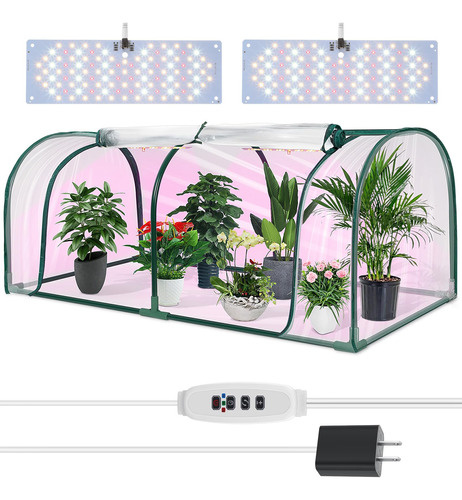 Invernadero Portátil Para Plantas De Interior Con Luces Led