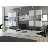 Mesa De Tv Led 3 Metro Smart  Alacena Rack Eslovenia Muebles