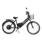 Bicicleta Elétrica Duos Confort 800w Preta Duos Bikes