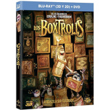 Los Boxtrolls Blu Ray (3d + 2d) + Dvd Película Nueva