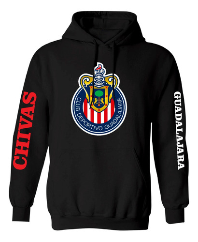 Sudadera Modelo 2 Liga Mx Chivas Rayadas Guadalajara Colores