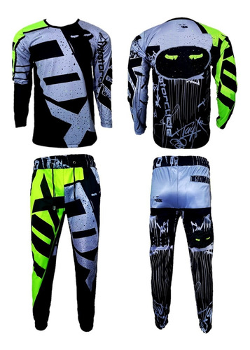 Uniforme Enduro Jersey+pantalón Jogger Moto Mtb Downhill Bmx