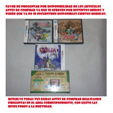 Vendo Juegos De Zelda Spirit, Phantom, Majoras, Preg. Disp.