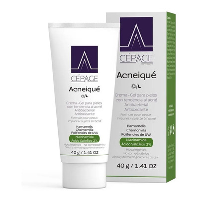 Cepage Acneique Crema-gel Antioxidante Pieles Acne 40g Momento de aplicación Día\u002FNoche Tipo de piel Acneica | Envío gratis