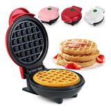 Mini Waflera Eléctrica Desayuno Infantil Personal Waffles 