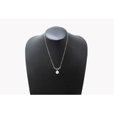 Hermoso Collar Sakura Plata D Ley 925 Cristal Lila C1060