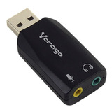 Adaptador Vorago Adp 201 Usb- Audio 3.5mm 5.1 Microfono / /v