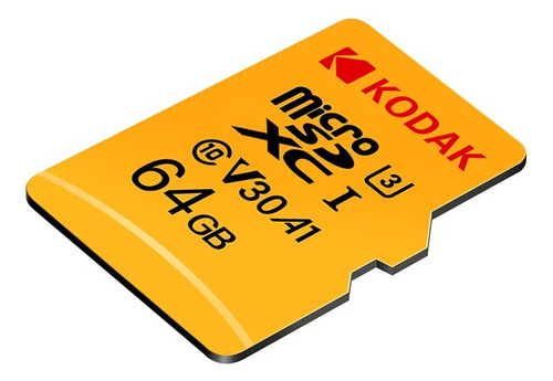 Memoria Micro Sd Kodak 64gb Clase 10 90mbs Video 4k Alta Vel