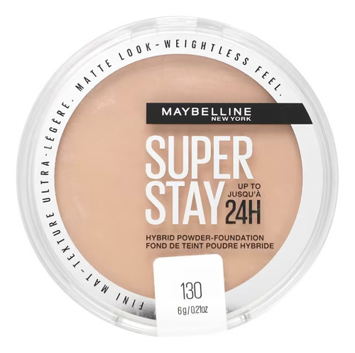 Maybelline Base En Polvo Superstay 24h Alta Cobertura 6g