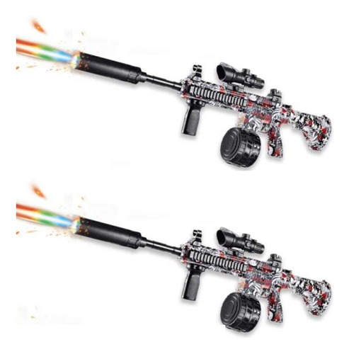 X2 Pistolas Hidrogel M416 Mira Funcional + Trazador Premium 