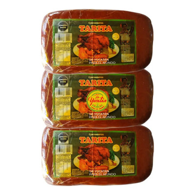 3kg Recado Rojo Marca Tarita (pasta De Achiote) De Yucatán | Envío gratis