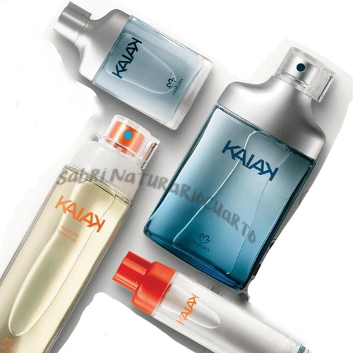 Natura Kit De 4 Perfumes Kaiak: 1 Femenino + 1 Masculino + 2 Miniaturas