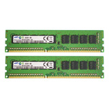 Memória Ecc Workstation Samsung 16gb ( 2un. 8gb ) Pc3 12800e