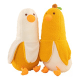 Peluche Banana Duck Pato Almohada De Felpa