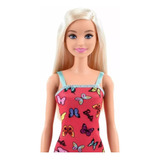 Barbie Muñeca Original Mattel Vestido Con Mariposas Fashion 