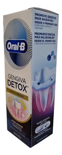 Pasta Dental Detox Sarro Prevent Oral B Con Stan Fluor