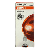 Set 10 Bulbos T10 12v Foco Pellizco Velita Osram W5w 194 168