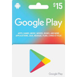 Google Play Store 15 Usd Gift Card