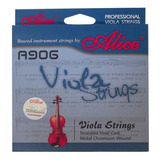 Juego De Cuerdas Alice Para Viola 16 Nickel-cromo A906