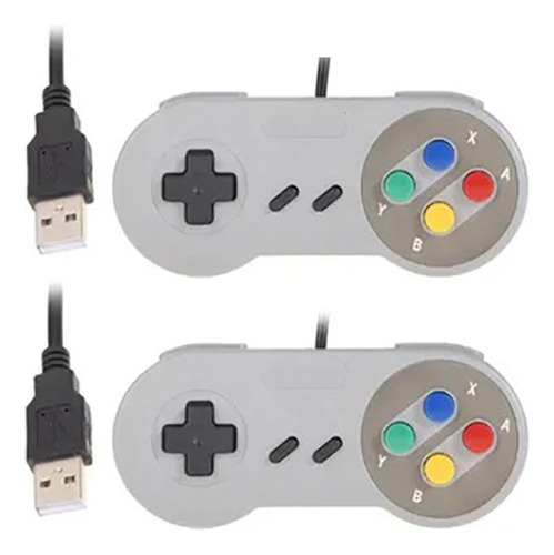 Control Joystick Super Snes Usb Pc - Mac (2x1)