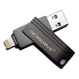 Pen Drive Microdrive 128gb 2 Em 1 iPhone Lightning Usb 3.0 