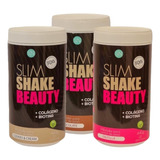 Pack Tres Batidos Slimbeauty Proteina Vitaminas Colageno 