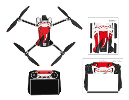 Set De Pegatinas Impermeables Para Drones Compatibles Con