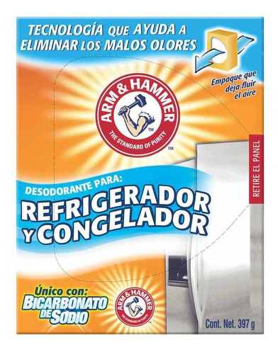 Desodorante Para Refrigerador Y Congelador Arm & Hammer The Standard Of Purity 397g