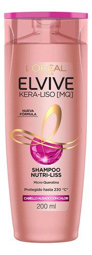  Openfarma Shampoo Elvive Kera Liso 200ml En Botella De 200ml