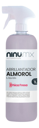 Abrillantador Almorol Autos Ninu 1 Litro Con Atomizador Color Chica Fresa