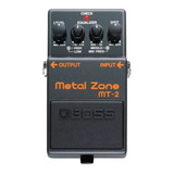 Boss Mt 2 Metal Zone Pedal Guitarra