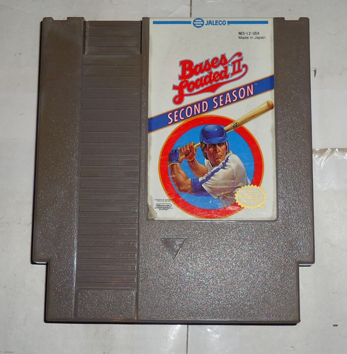 Juego Cartucho Original Nintendo Nes  Bases Loaded 2  Japan