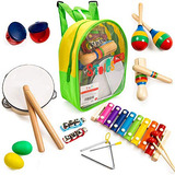 18 Piezas De Instrumentos Musicales Stoie Para Ninos Pequeno