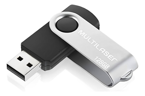 Pen Drive Twist 128gb Preto Multilaser