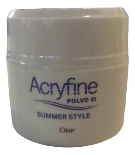 Polímero Acryfine X30gr Uñas Acrílicas Esculpidas!!