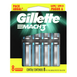 Kit Repuestos Mach3 Gillette 8uni + Head & Shoulders 90ml
