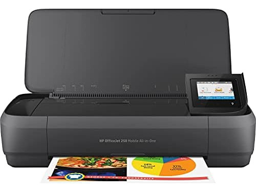 Impresora Portátil Todo En Uno Hp Officejet 250 Con Impresió