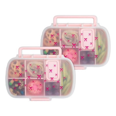 Cajas Para Snacks Paris Hilton Paquete De 2 Estilo Bento Con