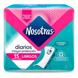 Protectores Diarios Nosotras Largos 15u Pack 6 Unidades