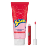 Combo Bubbaloo Morango: Gloss 5ml + Loção Hidratante 200ml