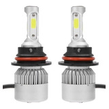 2 Focos Led Cob 8000 Lumens 60w H4 H13 9007 Con Alta Y Baja