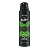 Desodorante Antitranspiran Aerosol On Duty Hombre 150ml Avon Fragancia Fresh