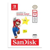 Tarjeta De Memoria Sandisk 256 Gb Nintendo Switch Original 