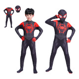 Traje De Spiderman Cosplay Medias Miles Morales