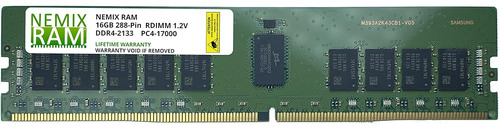 Memoria Ram Nemix Ram, Ddr4 2133 Mhz, 16 Gb, Ecc, Rdimm