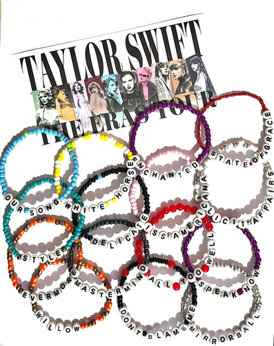 Paquete De 15 Friendship Bracelet Taylor Swift