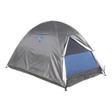 Carpa Para Camping 2 Personas Iglú Con Sobre Carpa Azul